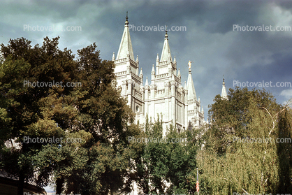 Salt lake Mormon Temple, Salt Lake City, August 1963, 1960s