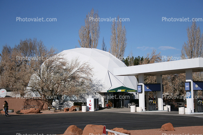 Geodesic Dome, gas station