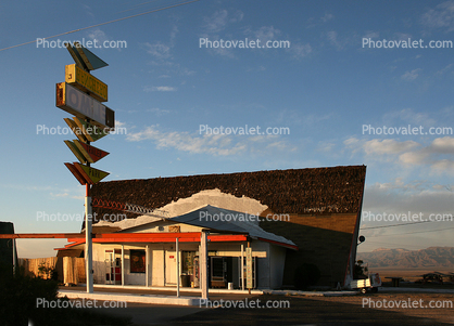 building, Kozy Trailer Park, Historic Route 66, Valle Vista, old gas station