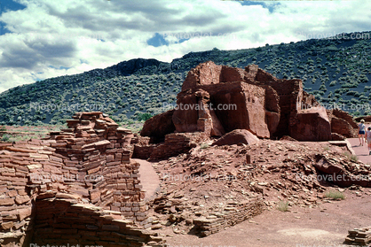 Ruin Walls, Wupatki National Monument, Archaeological Site