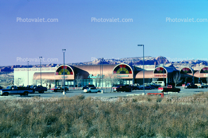 Shopping Center, buildings, mall, Kayenta, suburbia, suburban