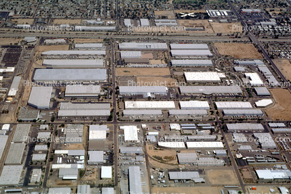 Warehouses, Business, texture, Buildings, Interstate Highway I-10, N 47th Ave