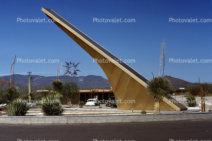 Carefree Sun Dial, Sundial Circle Plaza, Carefree, Arizona, September 1968, 1960s