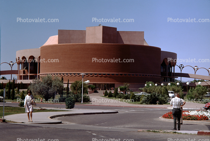 Grady Gammage Memorial Auditorium, Arizona State University, building, Tempe, June 1968, 1960s
