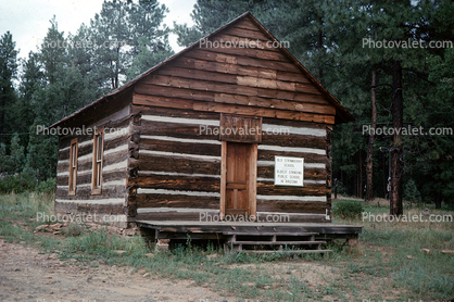 Old Strawberry School, log cabin, Schoolhouse, Elementary School, One Room Building