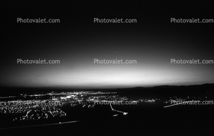 Early Morning over the Tri-Valley, Twilight, Dusk, Dawn, 15 October 1983