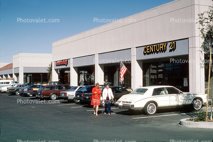Century 21, cars, Buildings, Parking, 1986, 18 November 1985
