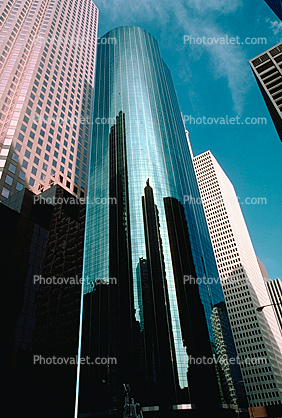 Tall Buildings over Downtown Houston, 15 January 1985