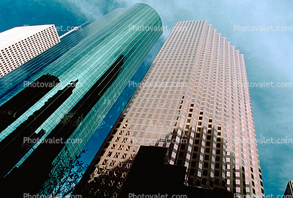 Tall Downtown Buildings in Houston, 15 January 1985