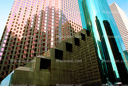Abstract Shadows in Downtown Houston, 15 January 1985