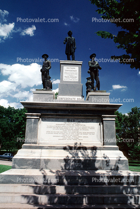 Statues of Soldiers From the Alamo, Austin, 18 June 1991