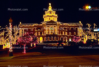 Wonderland of Lights, Decorated Building, Marshall, 22 November 1992