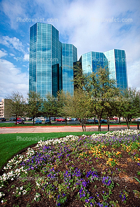 Glass Highrise Building, Irving, 22 March 1993
