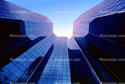 Looking-up Urban Towers, 222 W Las Colinas Blvd, Irving, 22 March 1993