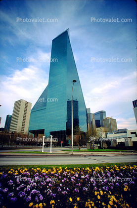 Fountain Place, Downtown building, Garden, skyscraper, 22 March 1993