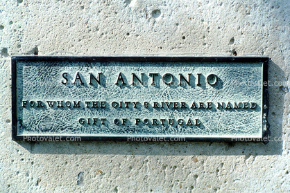 San Antonio Sign, Paseo del Rio, the Riverwalk, 25 March 1993