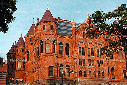 Old Red County Courthouse, historic governmental building, Museum, downtown, 21 May 1995