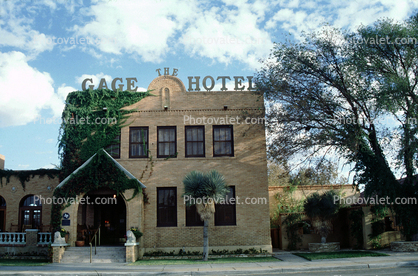 The Gage Hotel, building, Marathon, October 1999