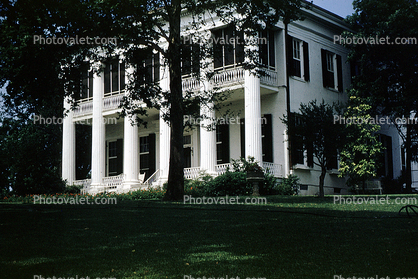 Home, House, Governers Mansion, Columns, Porch, Balcony, Austin, 1955, 1950s