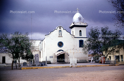 Ysleta Mission, Ysleta del Sur Pueblo, March 1959, 1950s