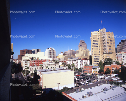 Skyline, cityscape, buildings, downtown, San Antonio