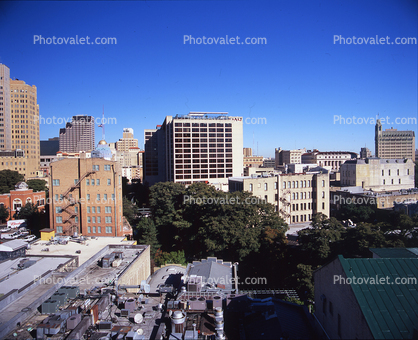 Skyline, cityscape, buildings, downtown, San Antonio