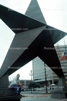 Lone Star Sculpture, 35-foot-tall bronze Lone Star sculpture, Bob Bullock Texas State History Museum, downtown Austin