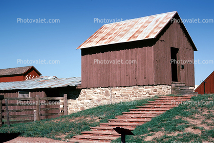 Barn, Steps, Stairs, National Ranching Heritage Center, Museum, building, ranch, history, NRHC, Texas Tech University, Lubbock