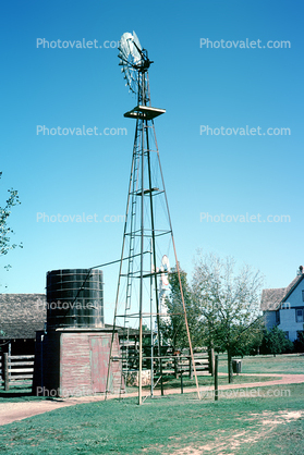 Eclipse Wind Water Pump, Tank, tower, National Ranching Heritage Center, Texas Tech University, Lubbock