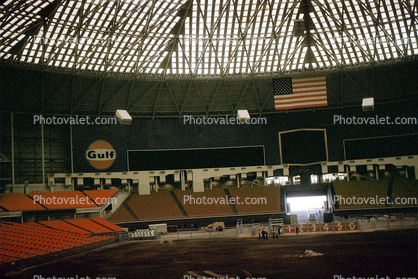 Houston Astrodome Empty, March 1966, 1960s