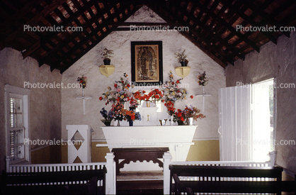 Church Altar, flowers