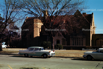 Ford Fairlane, building, mansion, house, vehicles, Automobile, cars, November 1964, 1960s