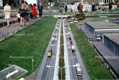 Miniature park, Madurodam, Scheveningen district of The Hague, Netherlands, April 1968, 1960s