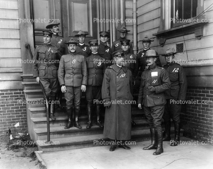 United States Army Soldiers, security, 1906 San Francisco Earthquake