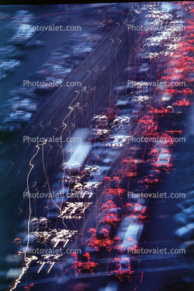 Shakey Traffic Jam on the Embarcadero, Loma Prieta Earthquake (1989), 1980s