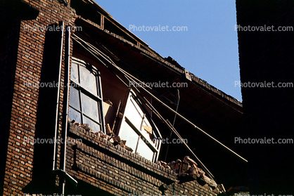 Brick Buildings, south of Market, SOMA, Loma Prieta Earthquake, (1989), 1980s
