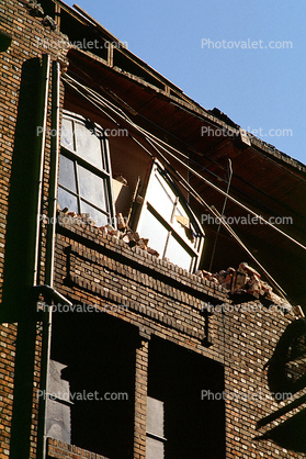Brick Buildings, south of Market, SOMA, Loma Prieta Earthquake, (1989), 1980s