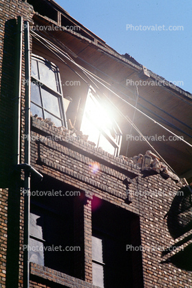 Brick Building, south of Market, SOMA, Loma Prieta Earthquake, (1989), 1980s