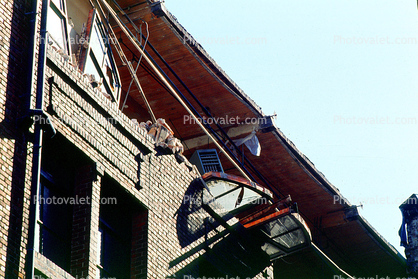 Brick Building, south of Market, SOMA, Loma Prieta Earthquake, (1989), 1980s