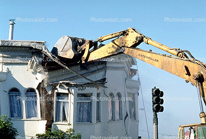Fillmore Street, Marina district, Loma Prieta Earthquake (1989), Stop Lights, 1980s
