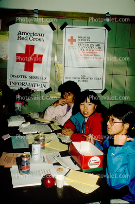 Refugee Center, Marina district, Loma Prieta Earthquake (1989), 1980s