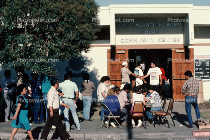 refugee center, Marina district, Loma Prieta Earthquake (1989), 1980s