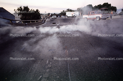 Fire Smoke, Cypress Freeway collapse, Loma Prieta Earthquake (1989), 1980s