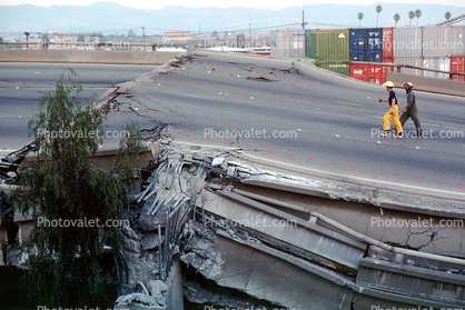 Firefighter, Cypress Freeway, pancake collapse, Loma Prieta Earthquake (1989), 1980s