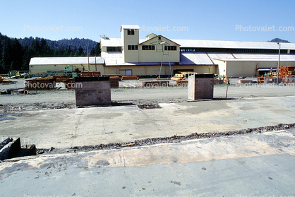 Scotia, Humboldt County, May 1992, Destroyed, Building Structure