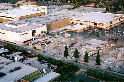 Sears, Shopping Center, Parking Structure, Northridge Earthquake Jan 1994, mall, Building Collapse