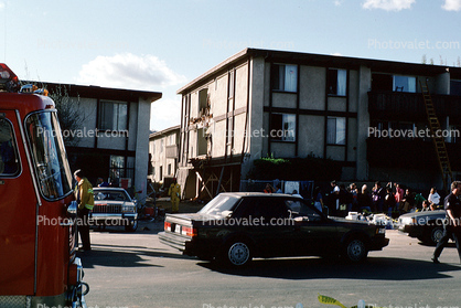 Cars, Building Collapse, Northridge Earthquake Jan 1994