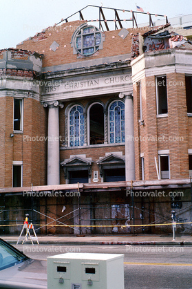 First Christian Church Building Collapse, Northridge Earthquake Jan 1994