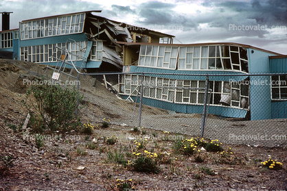 School Building, Anchorage, Alaska Earthquake of 1964, 1960s
