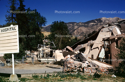 Hospital Collapse, Destroyed building, 1971 San Fernando Valley Earthquake